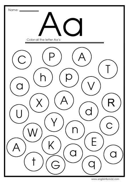 Find letter a worksheet Letter A Practice, Letter A Worksheet, Alphabet Letter Find, Letter Identification Worksheets, Letter Sounds Kindergarten, Letter D Worksheet, Letter A Coloring Pages, Letter B Worksheets, Alphabet Letter Worksheets