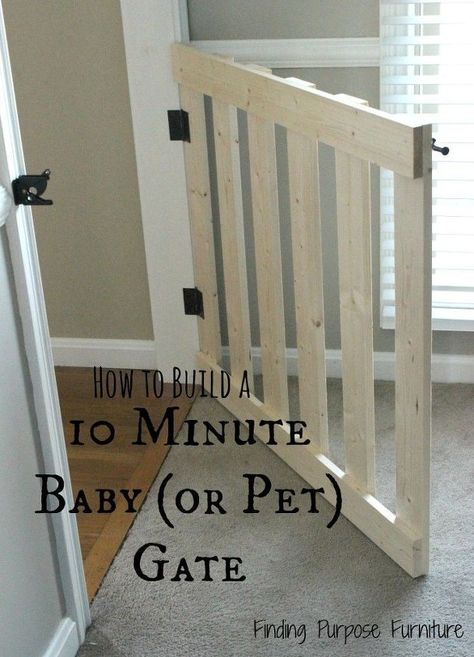 Diy Gate, Diy Baby Gate, Farmhouse Side Table, Diy Fence, Baby Gate, Baby Gates, Cute Dorm Rooms, Diy Stairs, Dog Gate