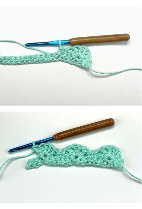 Step by Step tutorial for shell crochet stitch, including beautiful variations of the scalloped stitch used for edging. Shell Crochet Stitch Tutorials, Crochet Scalopped Edge, How To Crochet Scalloped Edge, Crochet Shell Border Scalloped Edge, Scalloped Border Crochet, Scallop Stitch Crochet, Crochet Scalloped Edge Pattern, Scallop Edge Crochet, She’ll Stitch Crochet