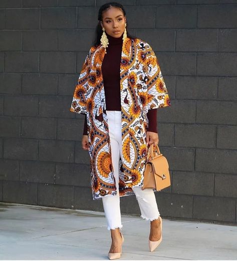 Latest Ankara Jacket Styles For Ladies (2022) | Eucarl Wears Kimonos, Ankara Kimono Dress, Kimono Wax, Ankara Kimono Style, Kitenge Styles, African Print Kimono, Ankara Kimono, Dress African Print, Ankara Jackets