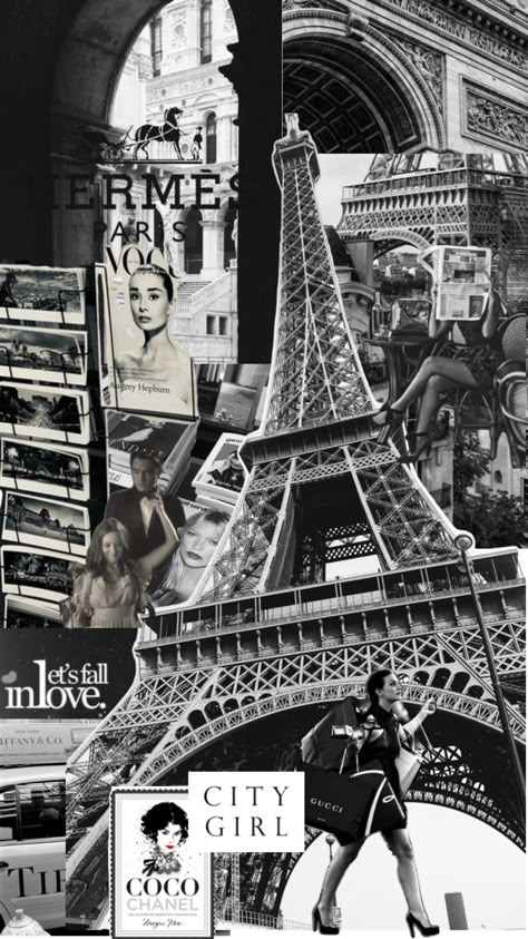 #wallpaper #paris #aesthetic #blackandwhite my Pin Paris Background Wallpapers, Paris Themed Wallpaper, Paris Vintage Aesthetic, Paris Wallpaper Aesthetic, France Collage, Fashion Aesthetic Wallpaper, Paris Collage, Vintage Paris Aesthetic, Paris Aesthetic Wallpaper