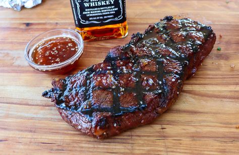 Jack Daniels Glaze, Bbq Competition, Sirloin Recipes, Steak And Rice, Winning Recipes, Ny Strip Steak, Grill Time, Sirloin Steak, Ny Strip