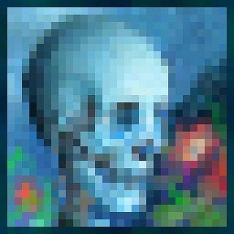 references on Instagram: “▫️ Minecraft Painting” Minecraft Skull, Minecraft Painting, Painting Minecraft, Minecraft Theme, Minecraft Pictures, Arte 8 Bits, Minecraft Wallpaper, Pixel Art Grid, Skull Painting