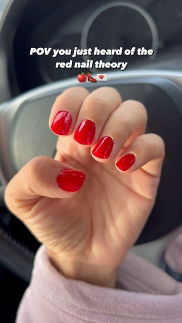 Opi Apple Red, Big Apple Red Nails, Best Opi Red Nail Polish, Apple Red Nails, Opi Reds Comparison, Big Apple Red Opi, Can’t Read Without My Lipstick Opi, Opi Big Apple Red Nails, Opi Big Apple Red