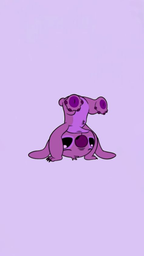 Pink Stitch Wallpaper Aesthetic, Stitch Pink Aesthetic, Stitch Purple Wallpaper, Purple Stitch Wallpaper, Stitch Bedroom, Wallpaper Stitch, Angel Lilo And Stitch, Purple Stitch, Cute Iphone Wallpaper Tumblr