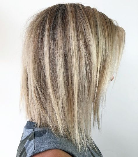 Medium Length Hairstyles, Hair Length Chart, Fine Straight Hair, Hair Adviser, Choppy Hair, Shoulder Length Hair Cuts, Long Bob Hairstyles, Mid Length Hair, Haircuts For Fine Hair