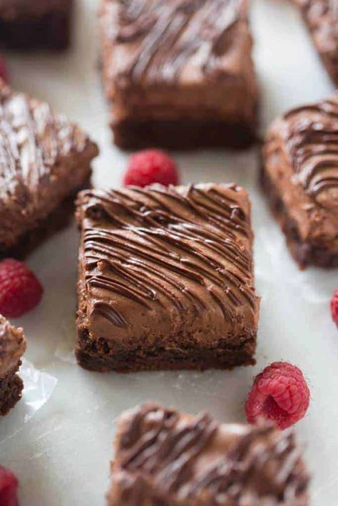 Raspberry Truffle Brownies - Tastes Better From Scratch Mud Brownies, Truffle Brownies, Chocolate Coconut Brownies, Best Ever Brownies, Raspberry Truffle, Homemade Brownies Easy, Brownie Truffles, Raspberry Brownies, Tastes Better From Scratch