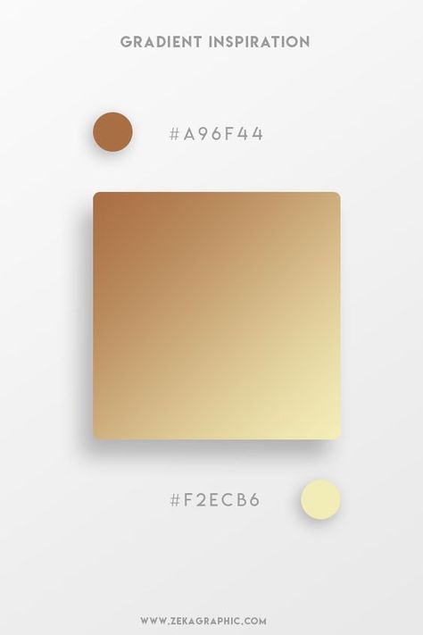 Beautiful Gradient Color Palettes - Brown & Gold Flat Color Palette, Ui Color, Gradient Color Design, Color Gradients, Logo Youtube, Logo Instagram, Color Design Inspiration, Create Logo, Gold Color Palettes