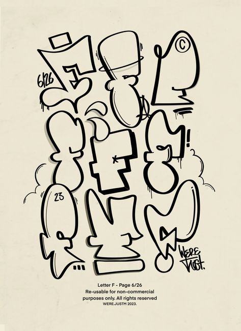 Graffiti alphabet  letter F fonts Throw up bombing  graff style Graffiti Throw Up Style, Hollow Graffiti Letters, Throwup Alphabet, Throw Up Graffiti Alphabet, Graffiti Letter N, Sketchbook Lettering, Graffiti Lettering Alphabet, Graffiti Art Letters, Calligraphy Video