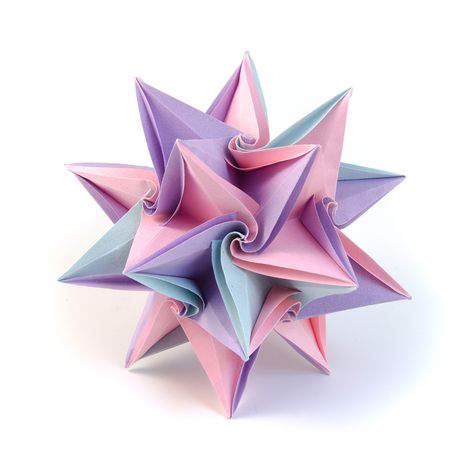 Dragon Origami, Beautiful Origami, Origami Star Box, Origami Ornaments, Tutorial Origami, Origami Lamp, Origami Ball, Origami Star, Origami Models