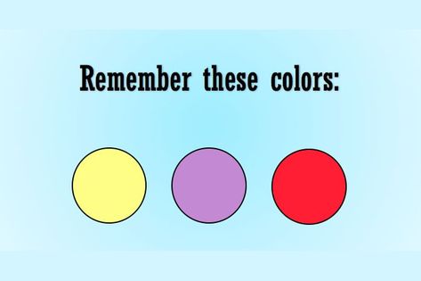 Only 1% Of The Population Can Pass This Colored Memory Test Photographic Memory Test, Eye Test Quiz, Photogenic Memory, Eye Vision, Memory Test, Test Quiz, Eye Test, Vision Eye, Eagle Eye