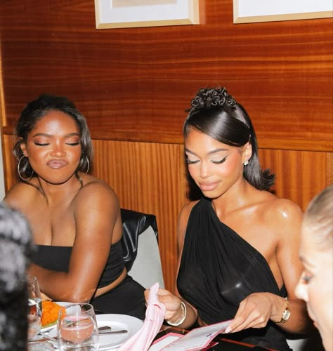 Ryan Destiny And Friends, Ryan Destiny And Lori Harvey, Lori Harvey Ryan Destiny, Lori Harvey And Friends, Zine Cover, Ryan Destiny, Future Me, Justine Skye, Girls Night In