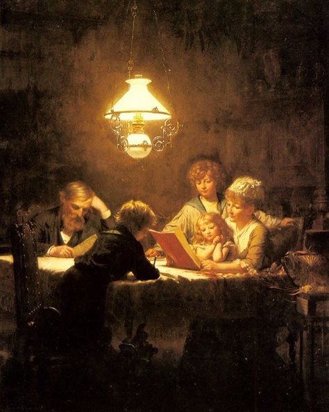 @art.infinitus shared a photo on Instagram: “Knut Ekwall, The Reading Lesson, late 1800s  Knut Alfred Ekwall (3 April 1843, Säby Parish (now Tranås), Småland - 4 April 1912, Tranås)…” • May 26, 2020 at 9:01pm UTC William Turner, Paul Gauguin, Reading Lessons, Wassily Kandinsky, Gustav Klimt, Art Reference Photos, Art Reproductions, Classic Art, Aesthetic Art