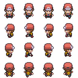 javascript - Unable to Animate Sprite in Phaser.js - Stack Overflow Sprite Template, How To Pixel Art, Sprite Sheet, Game Making, Madara Wallpaper, Pokemon Game Characters, Pokemon Firered, Pokemon Sprites, Pixel Art Pokemon