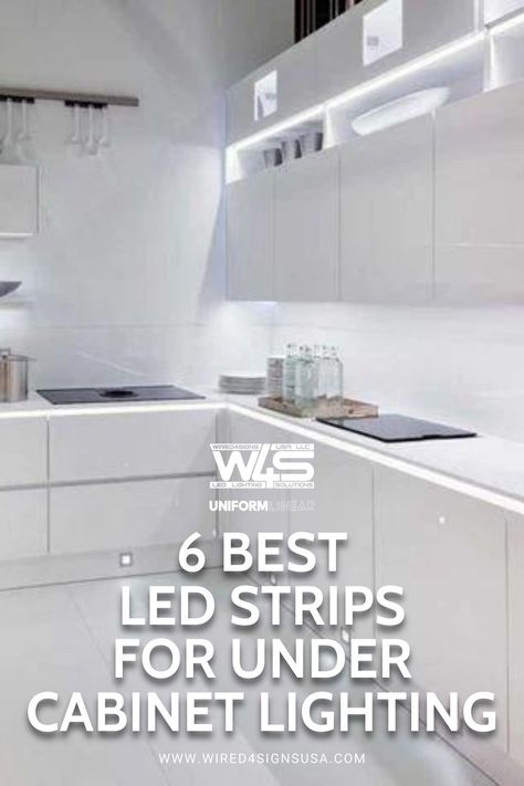 Looking for the best under-cabinet lighting? These 6 LED strip options are perfect for adding brightness and a modern look to your kitchen. Explore simple installations and tips for getting the most out of your LED strips! Best Under Cabinet Lighting Kitchen, Kitchen Strip Lighting Ideas, Under Cabinet Lighting Kitchen Hardwired, Lights Above Kitchen Cabinets, Under Cabinet Lighting Kitchen, Best Under Cabinet Lighting, Over Cabinet Lighting, Bright Kitchen Lighting, Led Shelf Lighting