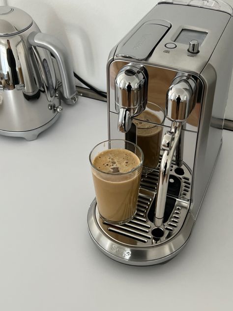 Nespresso Creatista Pro, Nespresso Machine Aesthetic, Caffe Machine, Espresso Machine Aesthetic, Nespresso Creatista Plus, Creatista Plus, Nespresso Creatista, Coffee Obsession, Coffee Corner