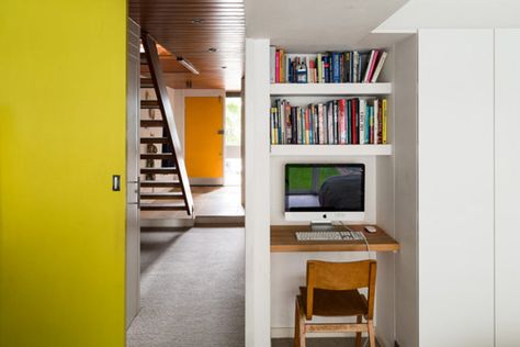 Ceiling Cladding, Modernist Interior, Modernist House, The Modern House, Bedroom Terrace, Terraced House, Open Plan Living, Terrace House, House Inspo