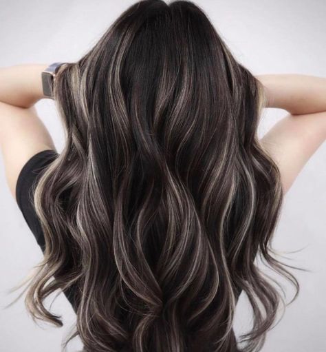 Ash Brown Hair Balayage, Brown Hair Inspiration, Ash Brown Hair Color, Black Hair Balayage, Ash Brown Hair, Brunette Balayage, Brunette Hair With Highlights, Brown Hair Color, Dark Hair With Highlights