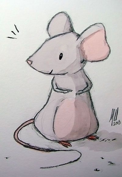 Maus zeichnen Maus Illustration, Mouse Sketch, Speed Draw, Mouse Illustration, 동화 삽화, Mouse Drawing, Happy Paintings, Cute Mouse, Cute Animal Drawings