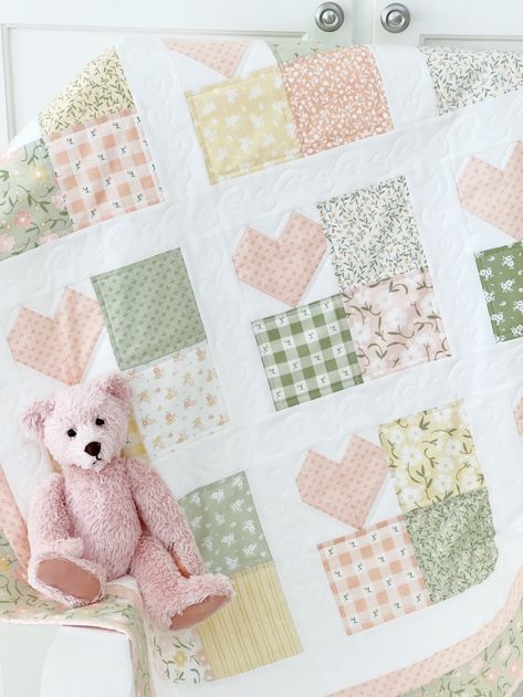 Newborn Quilt Pattern, Seeing Double Quilt Pattern, Baby Patchwork Quilt Patterns, Gender Neutral Baby Quilt Patterns, Quilted Baby Blanket Patterns, Baby Girl Quilts Patterns Free, Baby Quilt Patterns Easy Free Simple, Quilt Borders Ideas Simple, 4 Patch Quilt Pattern Ideas