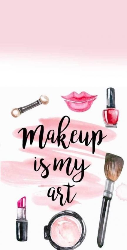 Makeup Wallpapers Iphone, Makeup Is My Art, Iphone Beauty, Makeup Wallpaper, Makeup Backgrounds, Penyimpanan Makeup, Imagenes Mary Kay, Alat Makeup, Makeup Wallpapers