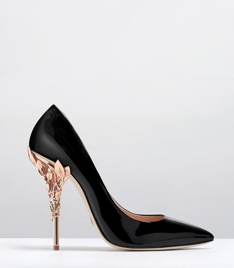 Pumps - Shoes Ralph And Russo Heels, Ralph Russo, Ralph And Russo, Mid Heels Pumps, Open Toe Heels, Best Shoes, Footwear Design Women, Pink Suede, Beauty Videos