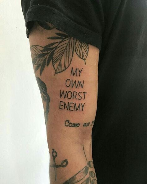 tattoo Modern Tattoo Sleeve, Sleeve Aesthetic, Ignorant Tattoos, Ignorant Style Tattoo, Grunge Tattoo, Tattoos Sleeve, Muster Tattoos, Text Tattoo, Modern Tattoos