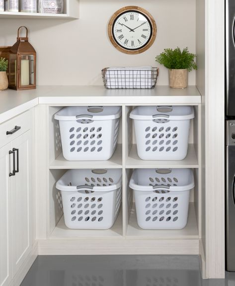 Laundry - Inspired Closets - Seattle Custom Closets | Inspired Closets Kirkland Laundry Room Storage Solutions, Contemporary Laundry Room, Laundy Room, Custom Laundry Room, Stacked Laundry Room, Laundry Room Ideas Small Space, Laundry Room/mud Room, Dream Laundry Room, Laundry Room Renovation