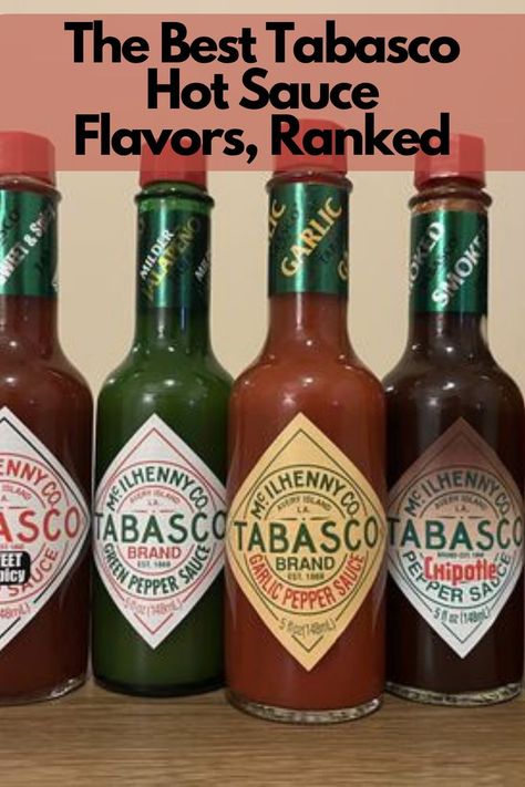 There aren’t many hot sauces in the world more ubiquitous than Tabasco. You’ve seen it at every diner in every corner of the country. It’s made an appearance at every supermarket you’ve ever been to. How many Tabasco sauces are there? Which Tabasco sauce is the hottest? The good folks at McIlhenny Co. are always up to something, so I figured I’d grab a variety pack and get to work answering those questions. #tobasco #diner #hotsauce #ranked #itried #spicy #peppersause #hot Tabasco Hot Sauce, Tabasco Sauce, Hot Sauces, Inspired Recipes, Variety Pack, Stuffed Green Peppers, Fun Drinks, Hot Sauce, How Many