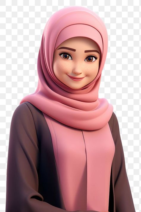 Hijab Cartoon Cute, Islam Cartoon, Hijab Barbie, Muslim Cartoon, Hijab Islam, Hijab Anime, Cartoon Female, Anime Hijab, Graphic Design Jobs