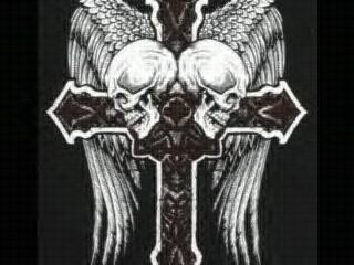 affliction cross tattoo Arte Heavy Metal, Emo Wallpaper, Biker Tattoos, Edgy Wallpaper, Cross Tattoo Designs, Cross Tattoo, Wing Tattoo, Sketchbook Art Inspiration, Goth Wallpaper