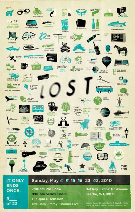 Lost Tumblr: Photo Lost Series, Tattoo Tv Shows, Lost Tattoo, Dharma Initiative, The Hunting Party, Lost Poster, Lost Tv Show, Lost Forever, Hunting Party