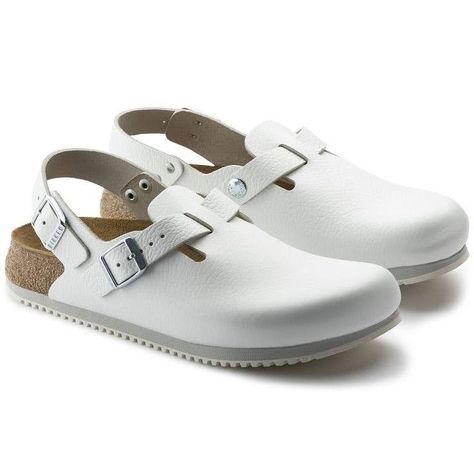 Birkenstock Tokio, White Birkenstocks, Birkenstock Styles, Birkenstock Men, Narrow Shoes, Birkenstock Women, Leather Clogs, Ballerinas, Top Shoes