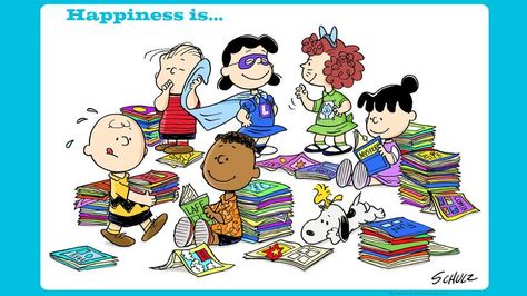 Free Happy Birthday Posters Free, Download Free Clip Art, Free Clip Art on Clipart Library Peanuts Gang Classroom, National Comic Book Day, Peanut Characters, Characters Reading, Snoopy School, Snoopy Classroom, Charlie Brown Characters, Peanuts Charlie Brown Snoopy, Snoopy Comics