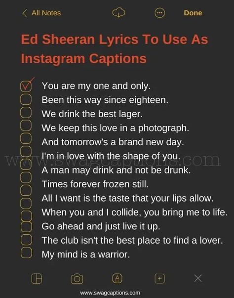 Ed Sheeran Instagram Captions, Love Music Lyrics Song Quotes, Ed Sheeran Captions, Ed Sheeran Lyrics Quotes, Ed Sheeran Song Lyrics, Ed Sheeran Aesthetic Lyrics, Love Lyrics Quotes, Popular Lyrics, Ed Sheeran Quotes