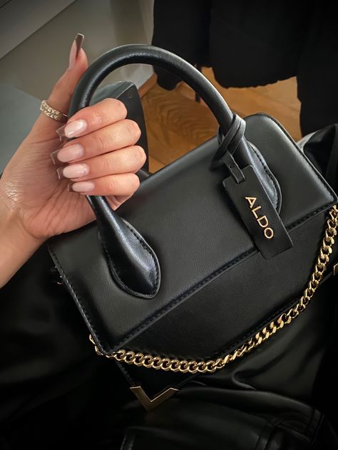 Aldo Bags Handbags, Nail Pics, Aldo Handbags, Luxury Bags Collection, Purse Essentials, Aldo Bags, Verses Quotes, Fancy Bags, Bags Aesthetic