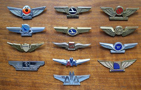 Airlines Jr Pilot Wings | Flickr - Photo Sharing! Pilot Wings, Pilot Uniform, Airline Uniforms, Army Logo, Air Force Pilot, Airline Logo, Air Fighter, Flight Crew, Long Gone