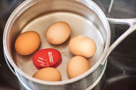 Plastic Egg Timer Review | Kitchn Perfect Boiled Eggs, L Kitchen, Perfect Hard Boiled Eggs, Egg Timer, Waffle Cookies, Retro 6, Lunch Appetizers, Perfect Eggs, Soft Boiled Eggs