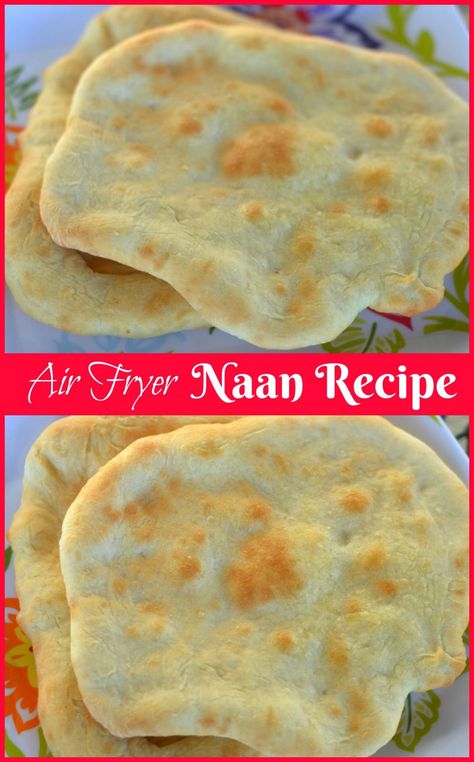 Air Fryer Naan Recipe: Best Naan EVER! - Guide For Geek Moms Air Fryer Naan, Airfryer Recept, Poptart Recipe, Air Fried Food, Naan Recipe, Air Fryer Oven Recipes, Air Air, Air Fryer Dinner Recipes, Air Fryer Recipes Easy