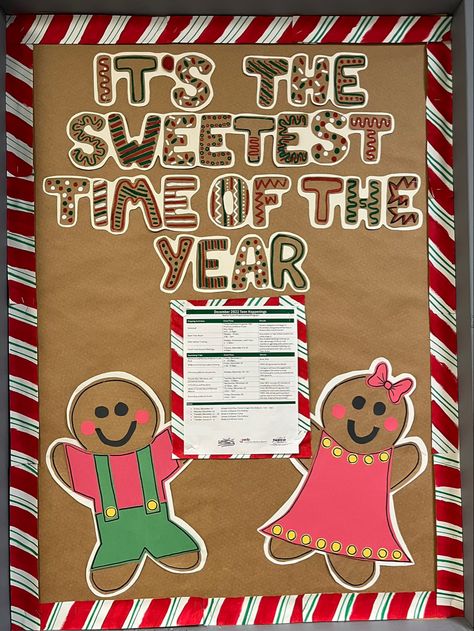 Stocking Bulletin Board, Gingerbread Man Bulletin Board Preschool, Gingerbread Christmas Bulletin Board, Gingerbread Theme Classroom, Gingerbread Man Bulletin Board Ideas, Gingerbread Man Bulletin Board, Gingerbread Bulletin Board, Gingerbread Classroom Door, Gingerbread Bulletin Board Ideas