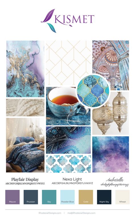 Kismet Spiritual Life Coaching | Rhodesia J Designs Spiritual Mood Board, Spiritual Color Palette, Modern Branding Color Palette, Branding Mood Board Inspiration, Spiritual Design, Brand Boards, Business Branding Inspiration, Color Schemes Colour Palettes, Branding Mood Board