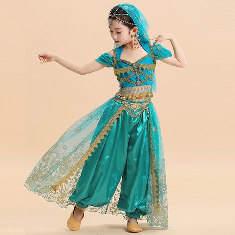 🧣 Shop cosplay costume online with free shipping and fast delivery. In the meantime, great for cosplay costume, fancy ball and sportsthemed events. Enjoy ✓Free Shipping Worldwide! ✓Limited Time Sale ✓Easy Return. Princess Jasmine Costume Kids, Jasmine Costume Kids, Arabian Princess Costume, Princess Jasmine Cosplay, Indian Dance Costumes, Princess Jasmine Costume, Fancy Outfit, Princess Dance, Princess Halloween Costume