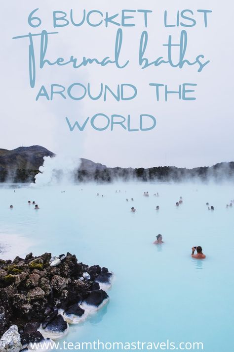 The 6 most beautiful thermal baths around the world. From Andorra to Japan, Iceland to Spain, here are 6 thermal baths for your bucket list. Thermal Baths, Blue Lagoon Iceland, Thermal Pool, Granada Spain, Thermal Spa, Al Andalus, Thermal Bath, School Trip, Amazing Destinations