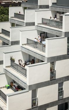 Public Housing, Collective Housing, Modern Architecture Building, Apartment Architecture, Green Architecture, Facade Architecture, Sustainable Architecture, Affordable Housing, Futuristic Architecture