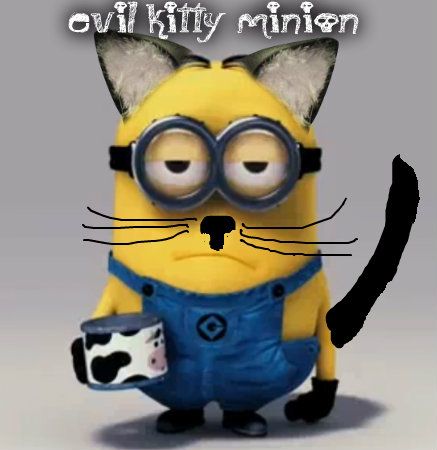 Evil minion kitty Drowsy Eyes, Minion Photos, Minions 4, Yellow Minion, Minions Images, Minions Fans, Despicable Minions, Minion Movie, Despicable Me Minions