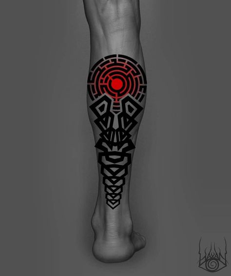 Tatoos Men Leg Ideas, Shoulder Tattoo Men Ideas, Herren Hand Tattoos, Gotik Tattoo, Geometric Tattoo Sleeve Designs, Tattoo Pierna, 42 Tattoo, Geometric Sleeve Tattoo, Animal Tattoo Ideas