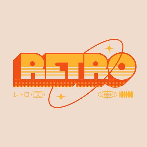 Lettering Series of popular logos with a retro look Retro Logos Design, Retro Logo Branding, Retro Type Logo, Retro Typography Logo, Retro Logo Ideas, Text Logo Design Ideas, Retro Branding Design, Logo Sticker Design, Retro Moodboard