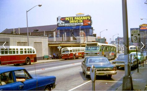 69th Street buses. Year unknown Upper Darby, Ford Galaxie 500, Movie Theaters, Red Arrow, City Scene, Home Team, Old City, Movie Theater, Back In The Day