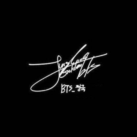 Signature Jungkook, Jungkook Signature, Bts Signatures, Editing Effects, Bts Merch, Name Tattoo, Name Logo, Jung Kook, Bts Jungkook