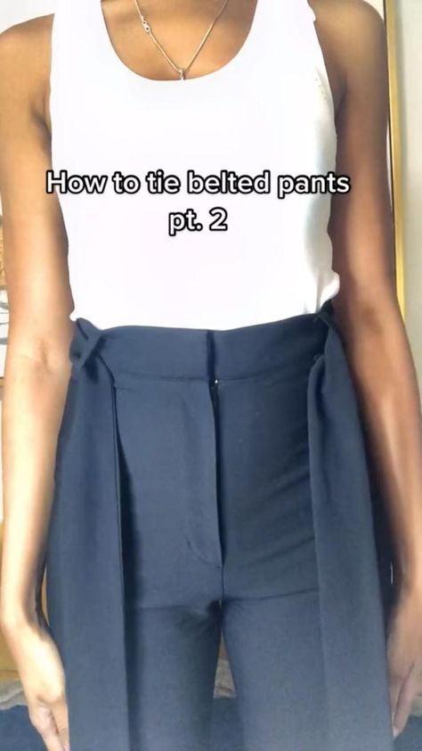 How to tie belted pants pt. 2 in 2022 | Girls fashion clothes, Fashion hacks clothes, Belted pants Friday Work Outfit Summer Jeans, Pant Cuff Hacks, Office Dress Down Friday, Semi Formal Concert Outfit, Rehearsal Dress Guest, Pants To Wear Instead Of Jeans, Halter Top Work Outfit, Spring Time Work Outfits, Tying Paper Bag Pants